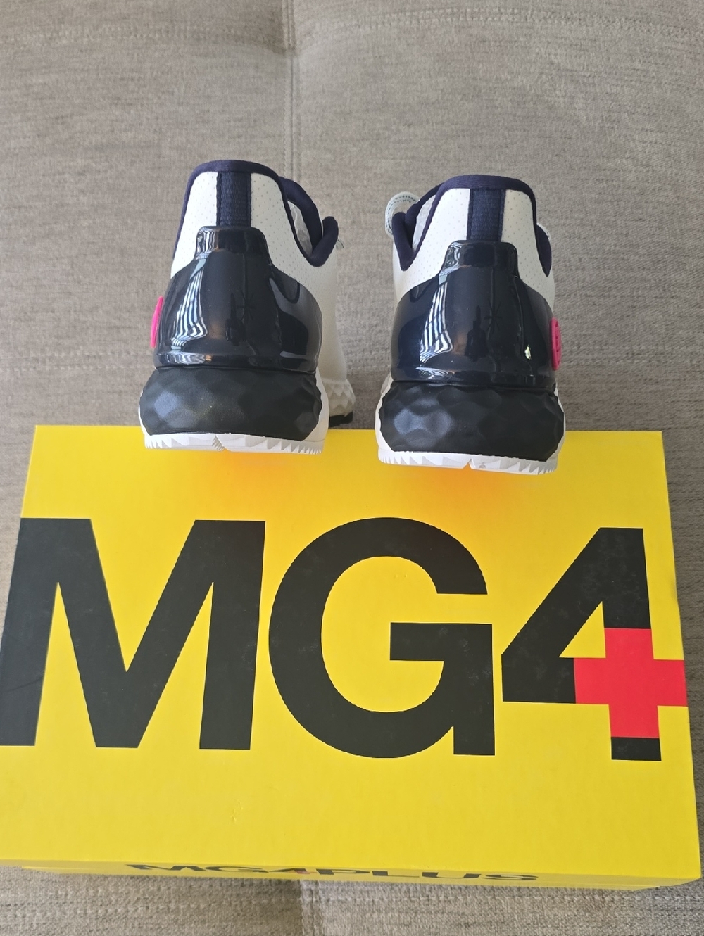 G/FORE GFORE MG4+ Solid Golf Shoe Sneaker Women's Size 8.5 Snow Twilight NEW - Picture 4 of 10